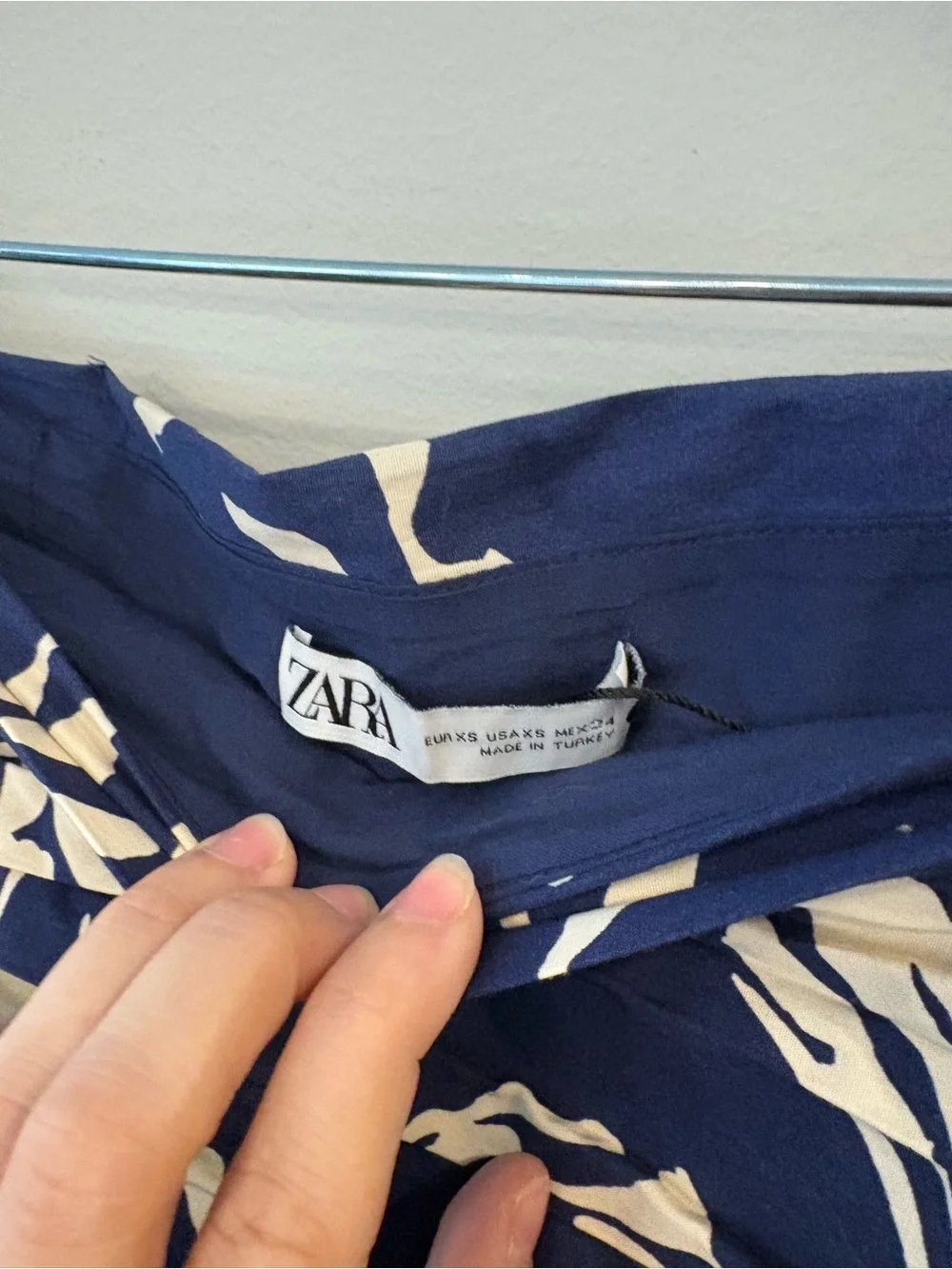 Zara XS cotton maxi skirt